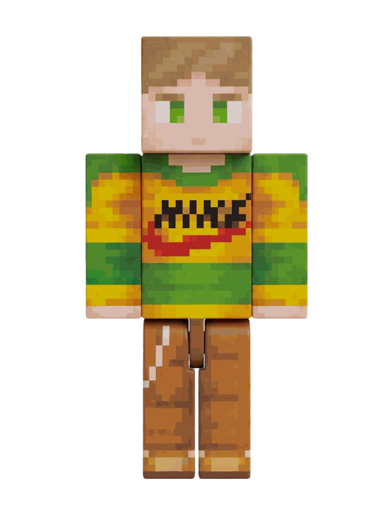 Готовая фигурка в стиле Minecraft