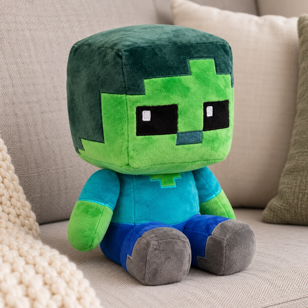 Мягкая игрушка Зомби из Майнкрафт — Minecraft