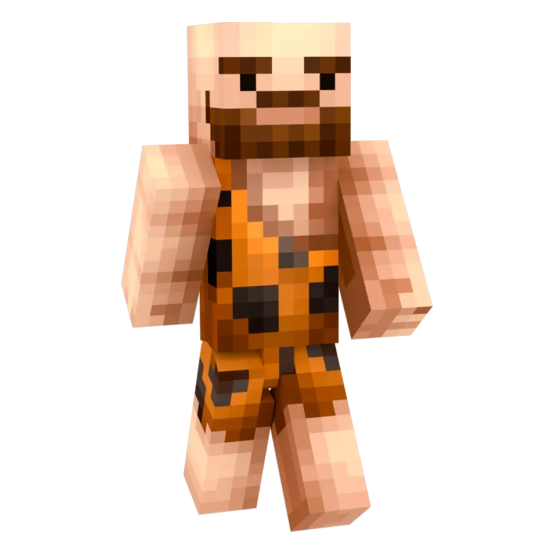 Пещерный человек — Minecraft