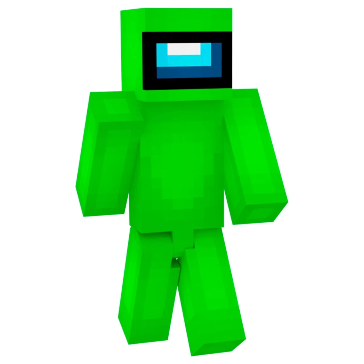 Зеленый Амогус — Minecraft