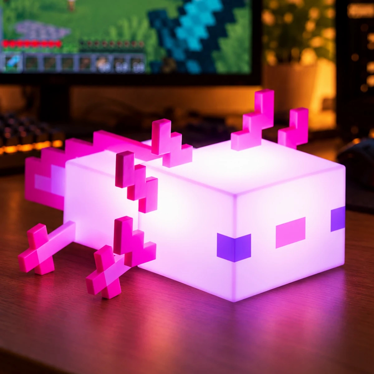 Ночник Светильник Аксолотль Майнкрафт  — Minecraft
