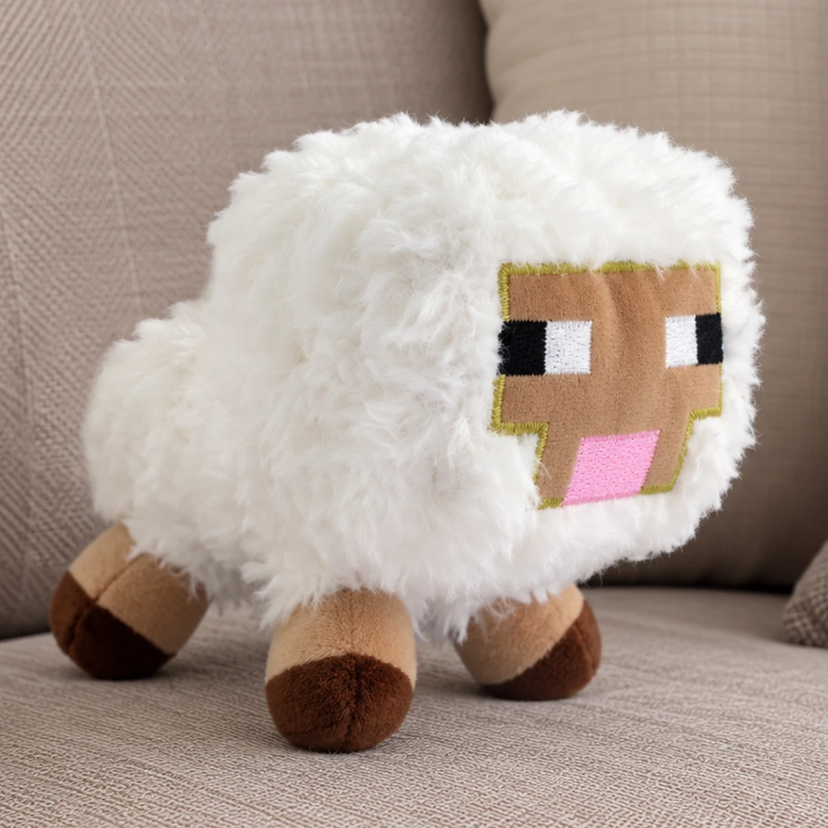 Мягкая игрушка Белая Овечка из Майнкрафт — Minecraft