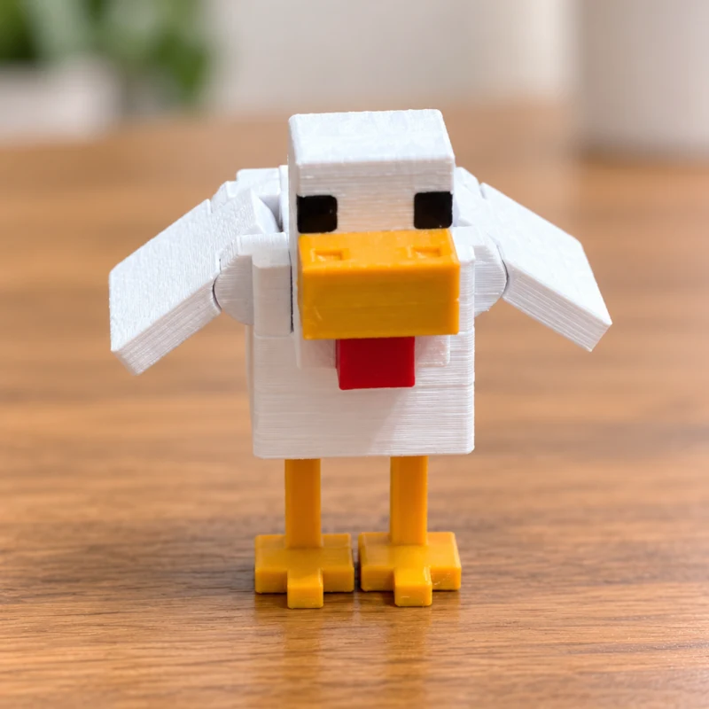 Фигурка Курицы из Майнкрафт — Minecraft