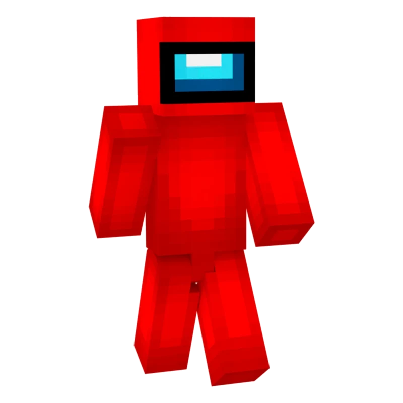 Красный Амогус — Minecraft