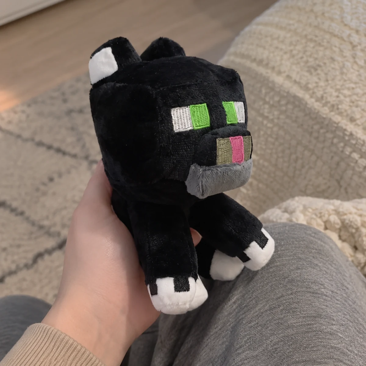 Мягкая игрушка Чёрный Кот из Майнкрафт — Minecraft — фото 2