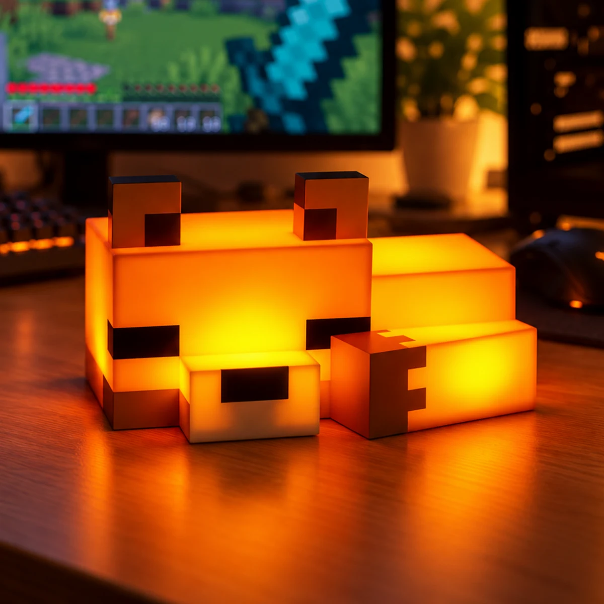 Ночник Светильник Лиса Майнкрафт — Minecraft