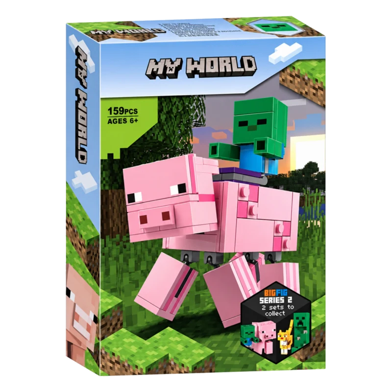 Конструктор Свинья и Зомби Майнкрафт — Minecraft