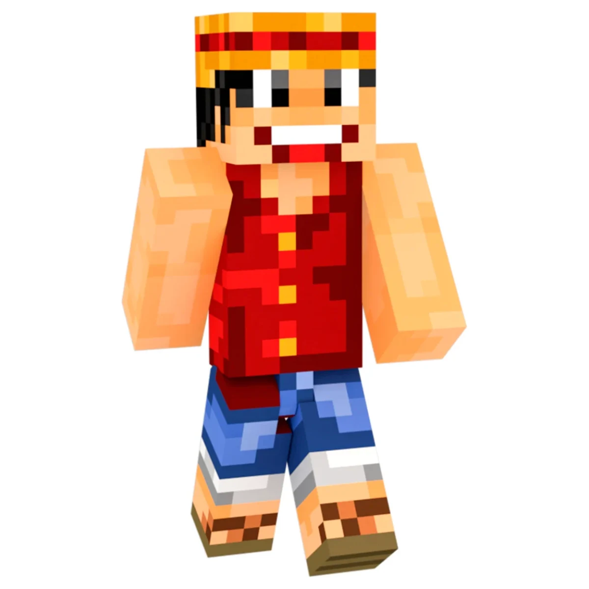 Луффи — Minecraft