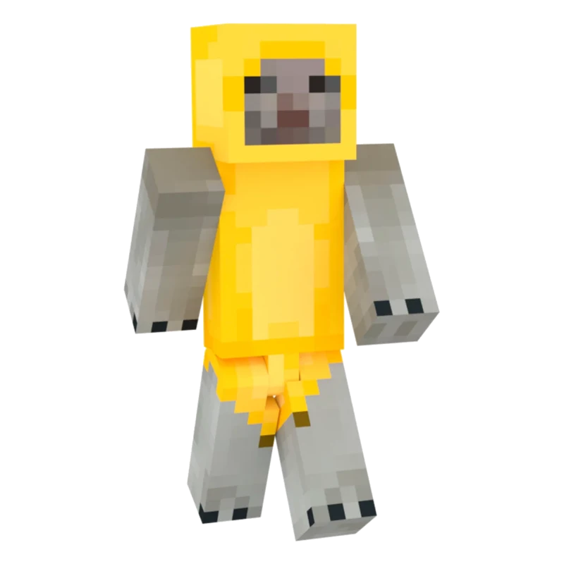 Кот банан — Minecraft