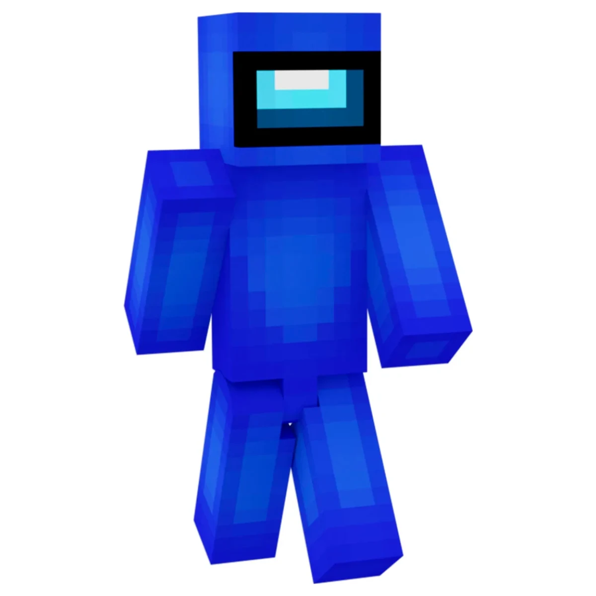 Синий Амогус — Minecraft