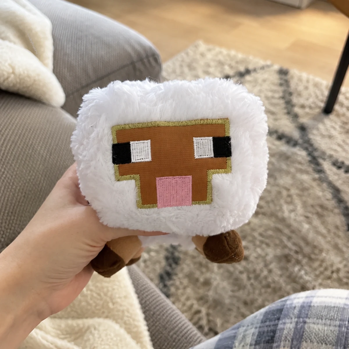 Мягкая игрушка Белая Овечка из Майнкрафт — Minecraft — фото 4