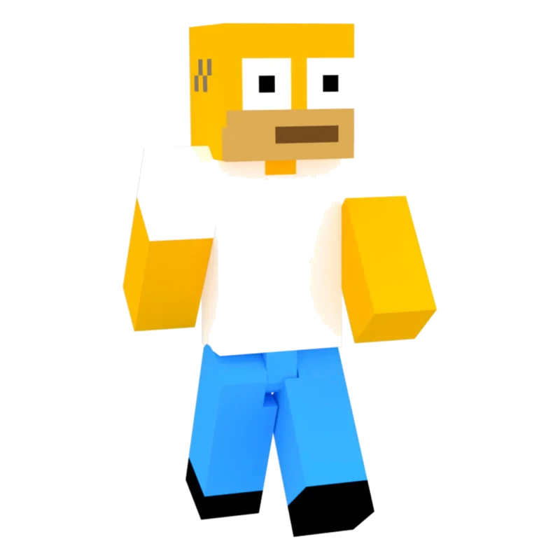 Гомер Симпсон — Minecraft