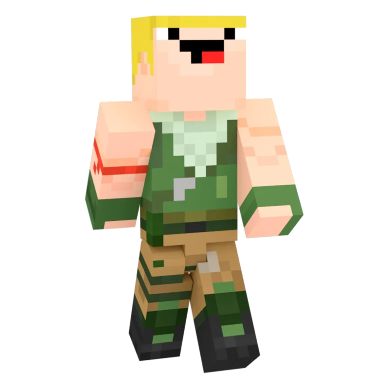 Нубик Рэмбо — Minecraft