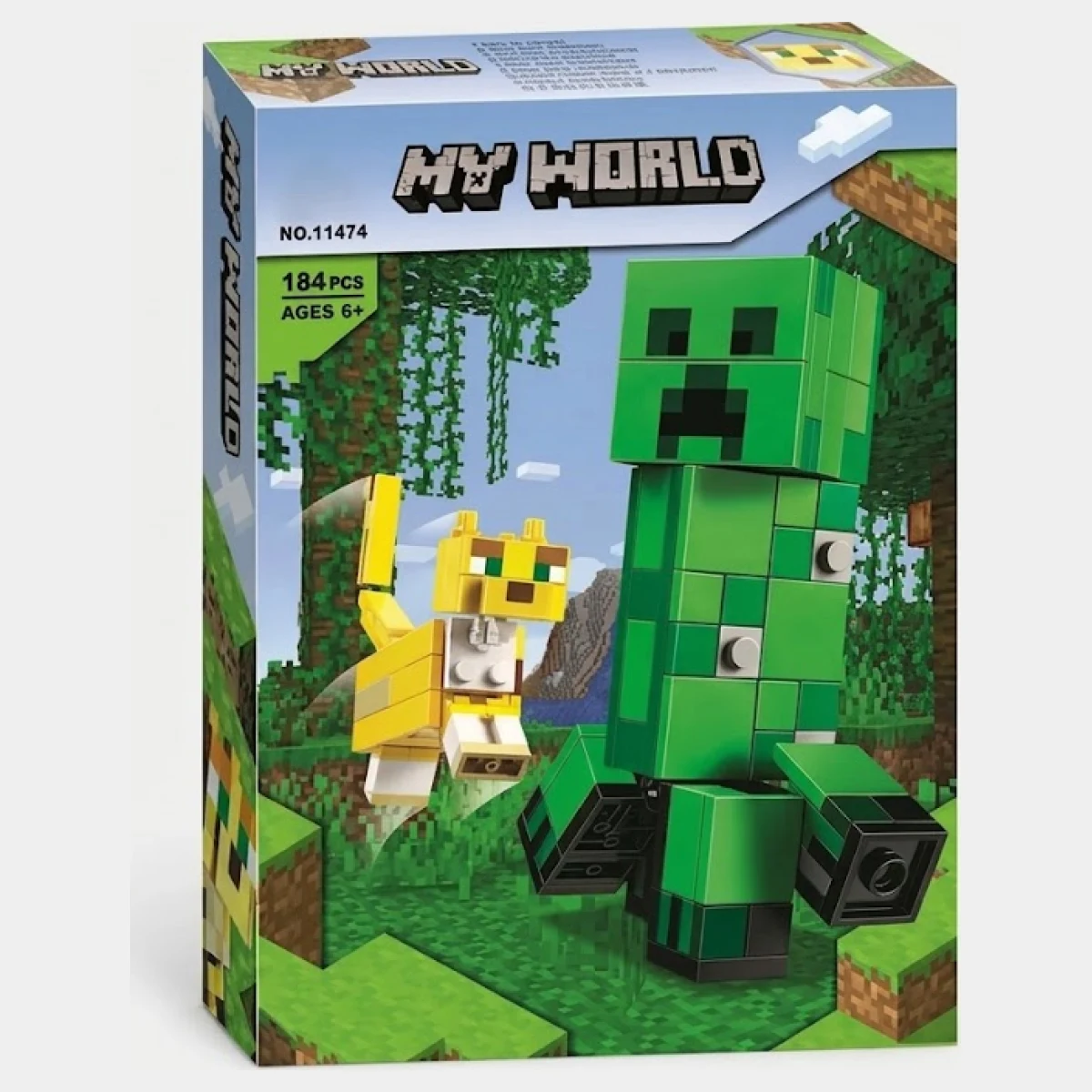 Конструктор Крипер и Оцелот Майнкрафт — Minecraft